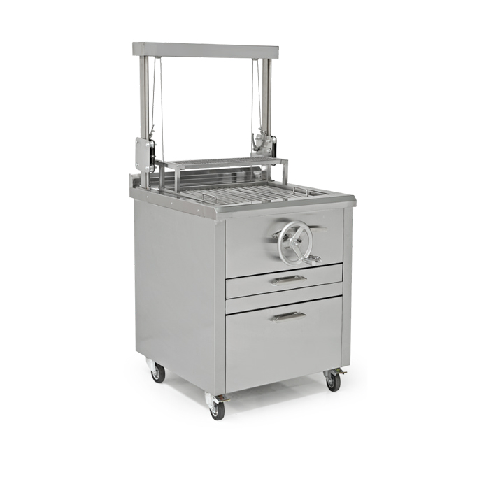 Asansörlü Kömürlü Izgara Ünitesi (Bask Tipi)