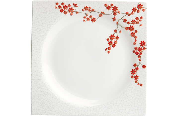 Moribana Düz Tabak 27x27cm