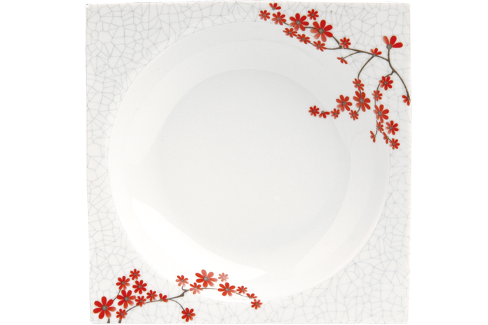 Moribana Çukur Tabak 20x20cm