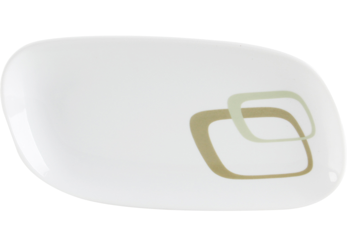 Retro Kayık Tabak 23cm