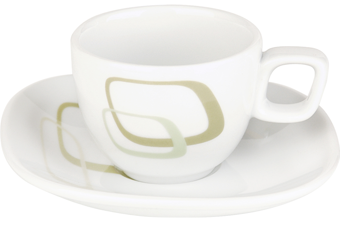 Retro Tabaklı Kahve Fincanı 80cc