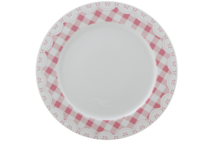 Pötikare Pembe Düz Tabak 32cm