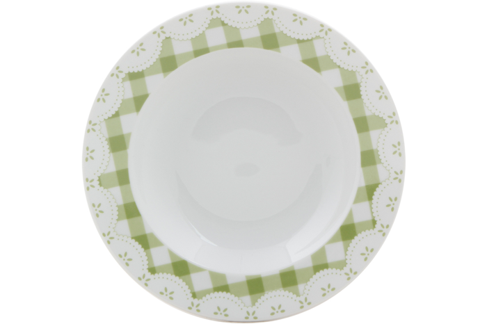 Pötikare Yeşil Çukur Tabak 22cm