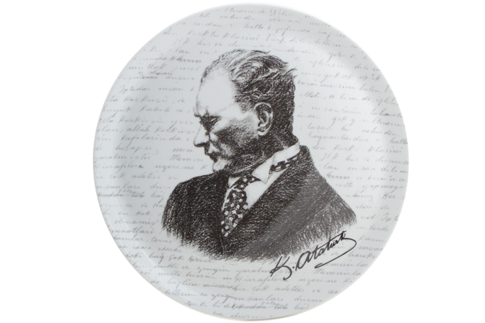 Atatürk Desen4 Duvar Tabağı 32cm