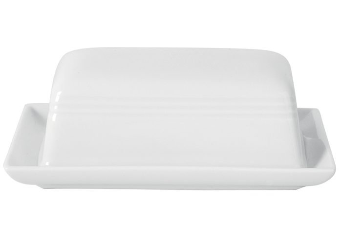 Beyaz Kapaklı Kahvaltı Tabağı