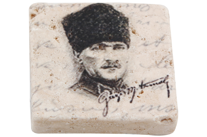Atatürk Magnet Desen:3 5x5cm