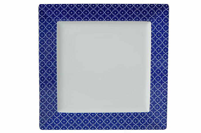 Blue Passion Desen1 Düz Tabak 27cm