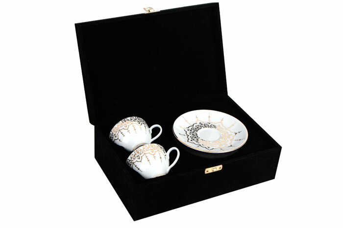 Ferhest Gold Kahve Takımı 4 Parça