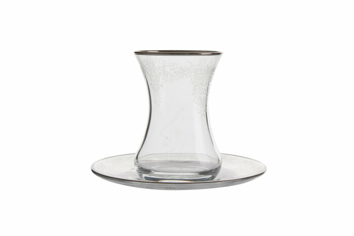 Lace Tabaklı Çay Bardağı 125cc