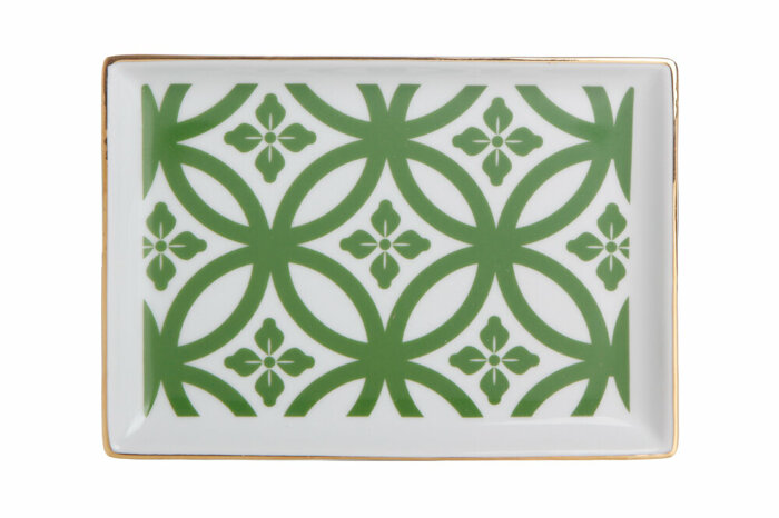 Morocco Desen1 Yeşil Kahvaltı Tabağı 18cm