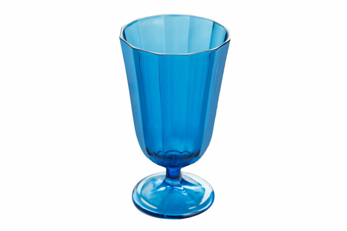 Mavi Kırmızı Şarap Bardağı 190cc