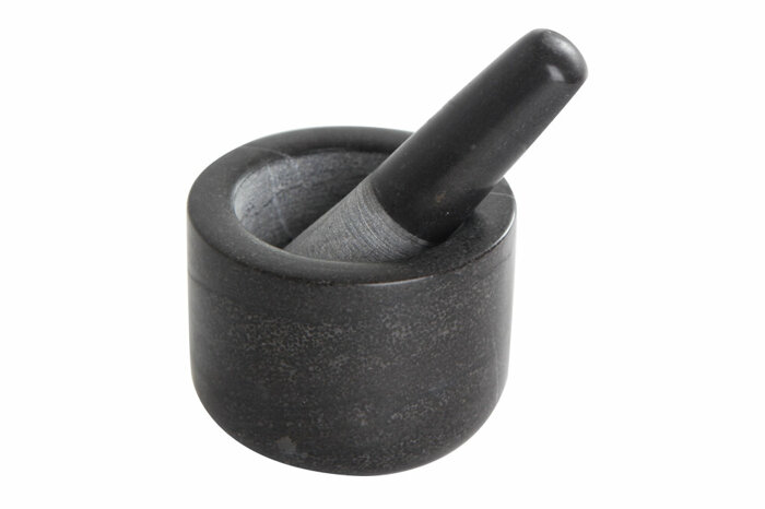 Marble Siyah Havan 9cm