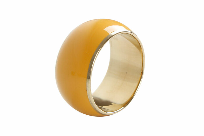 Brass Sarı Yüzük Peçetelik 4cm