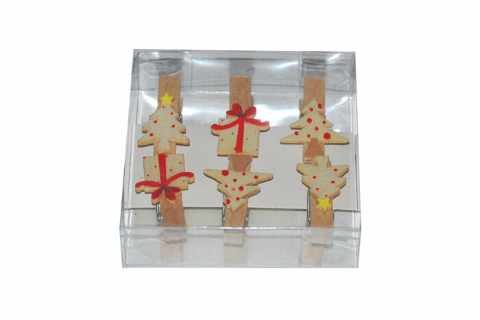 Wood Xmass Ahşap Mandal