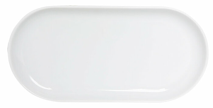 Beyaz Kayık Tabak 30cm