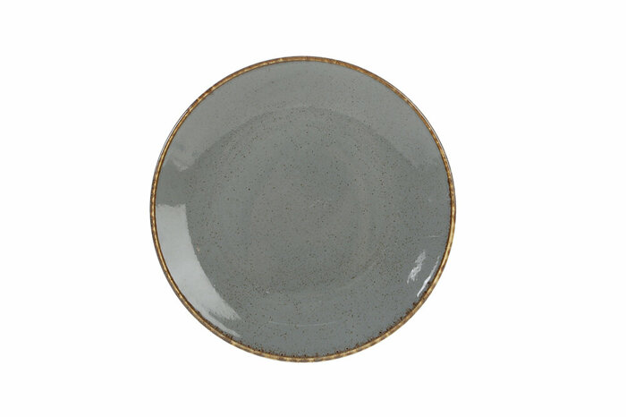Seasons Koyu Gri Düz Tabak 18cm