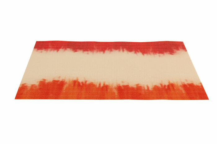 Stain Turuncu&Kırmızı Amerikan Servis 45x30cm