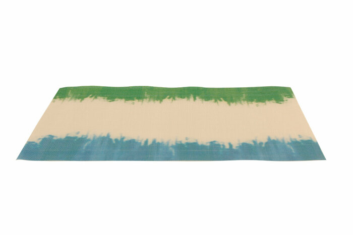 Stain Mavi&Yeşil Amerikan Servis 45x30cm