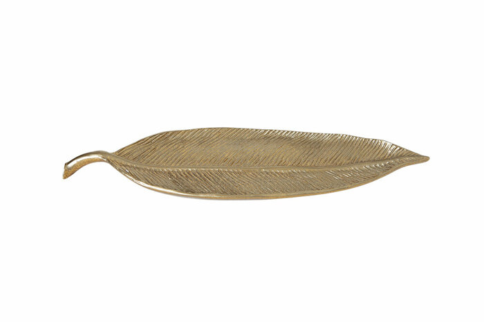 Leaf Gold Dekoratif Tabak 45cm