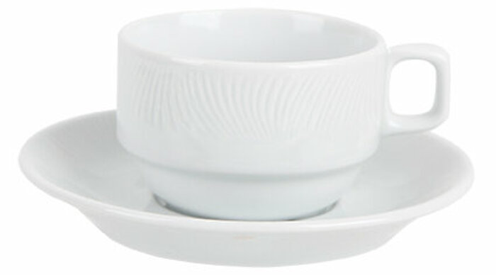 Lara Beyaz Tabaklı Çay Fincanı 200cc