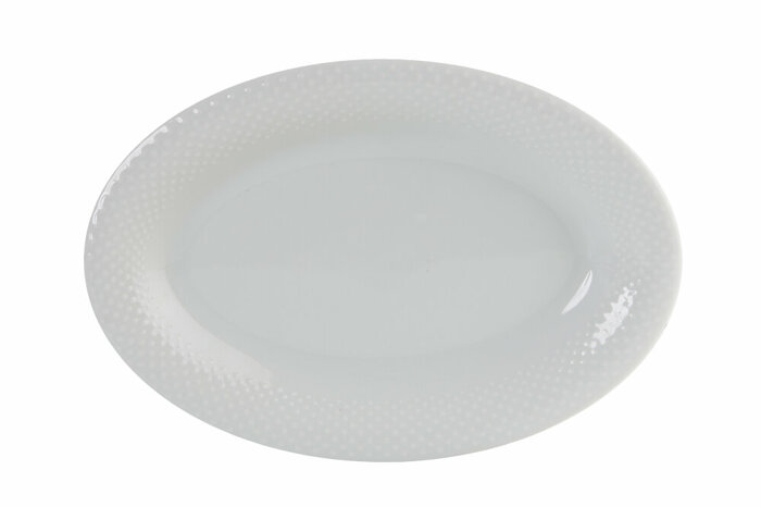 Collet Beyaz Desen1 Kayık Tabak 33cm