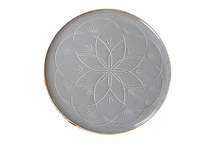 Christina Koyu Gri Düz Tabak 32cm