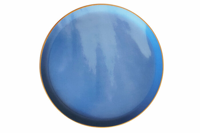 Posh Mavi Düz Tabak 28cm