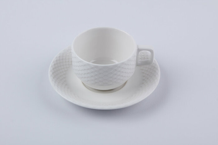 Aqua Alumilite Tabaklı Çay Fincanı 200cc