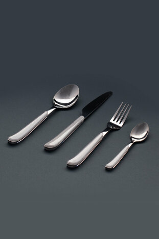 Origo Beyaz Çatal Kaşık Bıçak Takımı 24 Parça