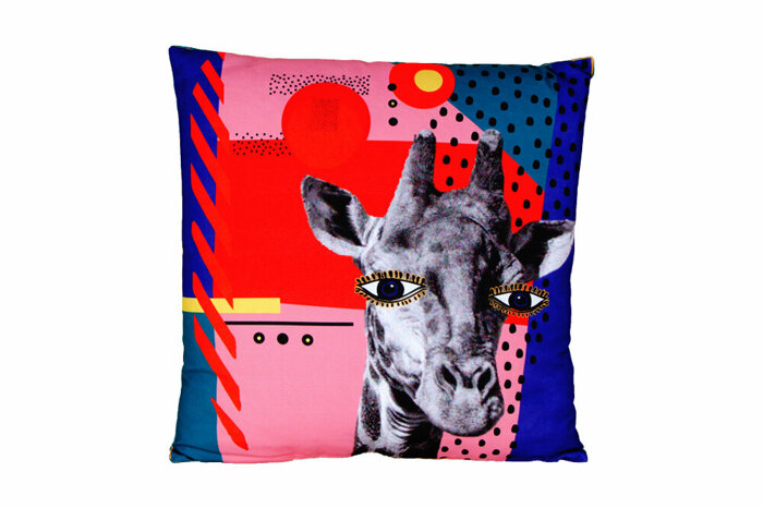 Wild Life Zürafa Yastık 45x45cm