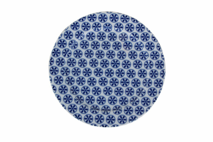 Blue Desen4 Düz Tabak 20cm