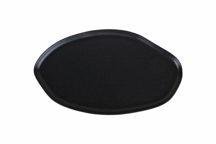 Pure Seasons Siyah Kayık Tabak 27cm