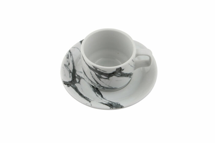 Marbly Tabaklı Çay Fincanı 177cc