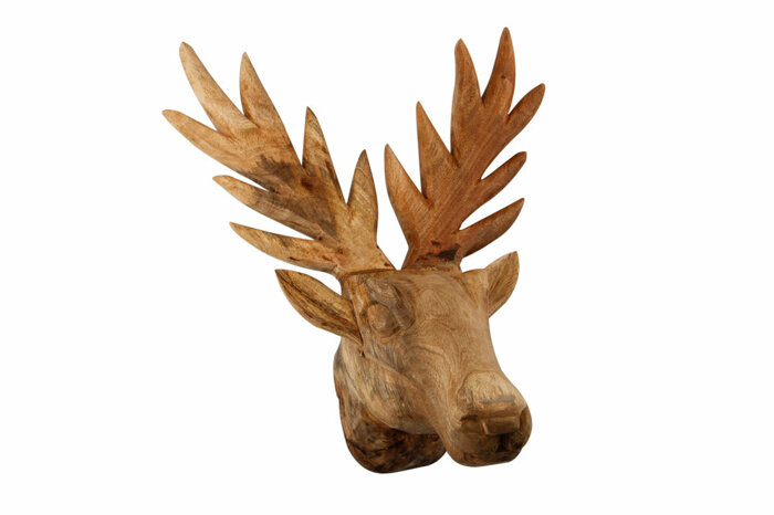 Xmas Geyik Başı Dekoratif Obje 42cm