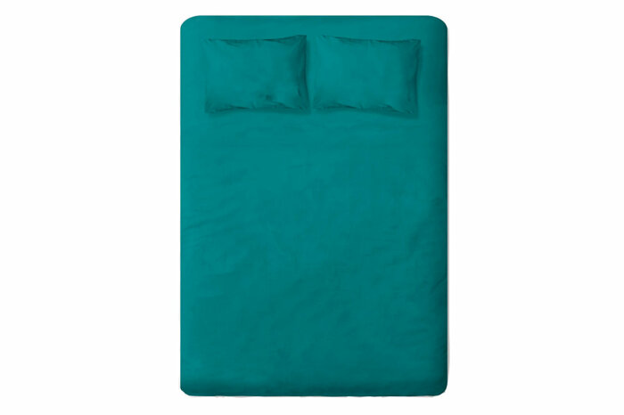 Pamuk Saten Petrol Düz Çarşaf Çift Kişilik 240x260cm