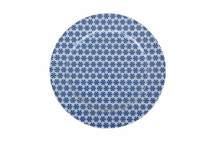 Blue Desen4 Düz Tabak 24cm