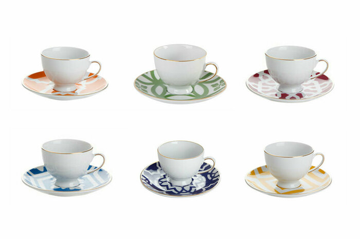 Morocco Karışık Renk Kahve Takımı 12 Parça