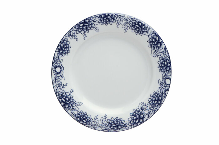 Blue Manoir Desen1 Düz Tabak 27cm