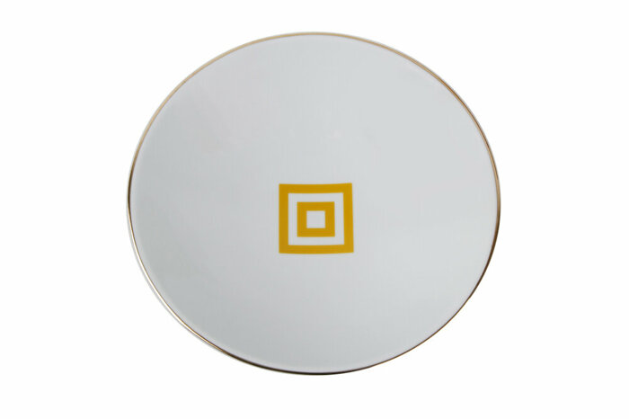 Morocco Desen4 Sarı Çukur Tabak 19cm