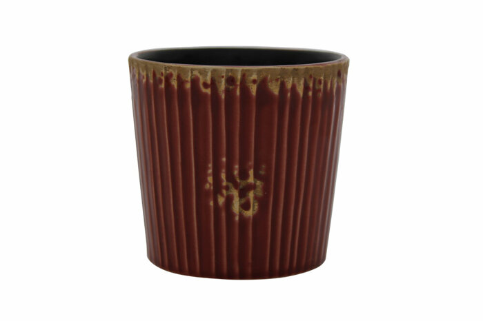 Sanna Kırmızı Saksı 13cm