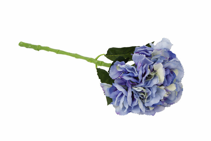 Tek Ortanca Mavi Yapay Çiçek 54cm