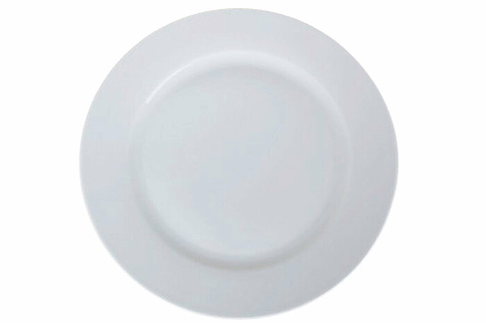 Mina Beyaz Düz Tabak 32cm
