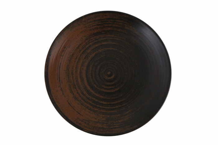 Lykke Kahverengi Düz Tabak 17cm