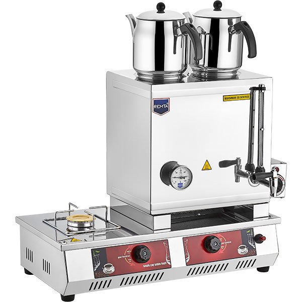 40 Model 2 Demlikli Gazlı (CE) + Elektrikli Çay Ocağı 28 lt