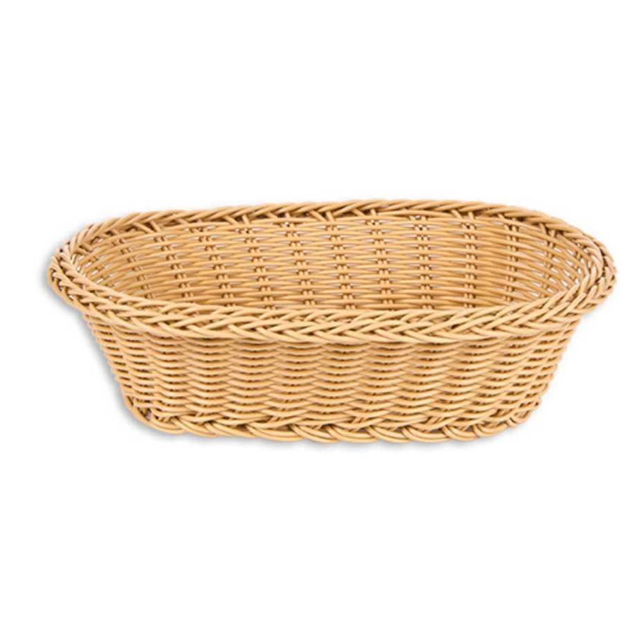 İNCE OVAL SEPET 28*19*8 CM A.KAHVE (İPLS-28OAK)