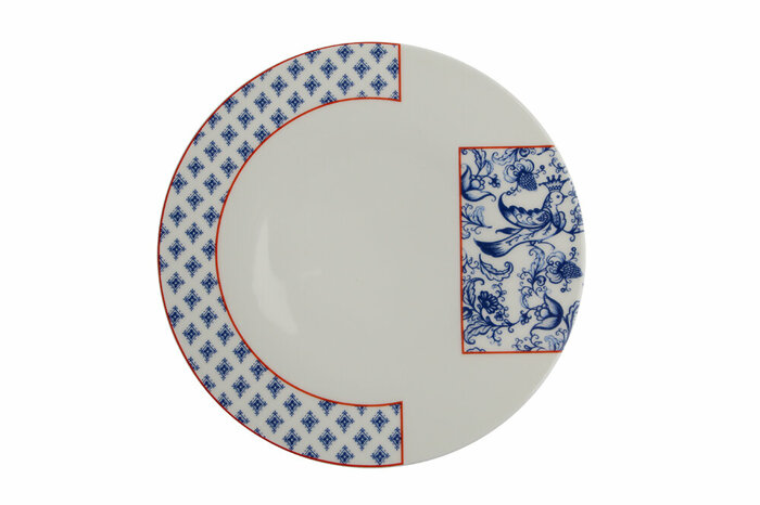 Folksy Desen2 Düz Tabak 21cm