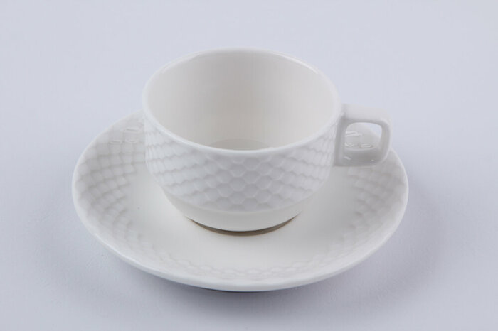 Aqua Alumilite Tabaklı Kahve Fincanı 75cc