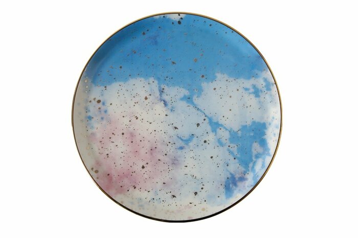 Cosmos Desen5 Düz Tabak 20cm