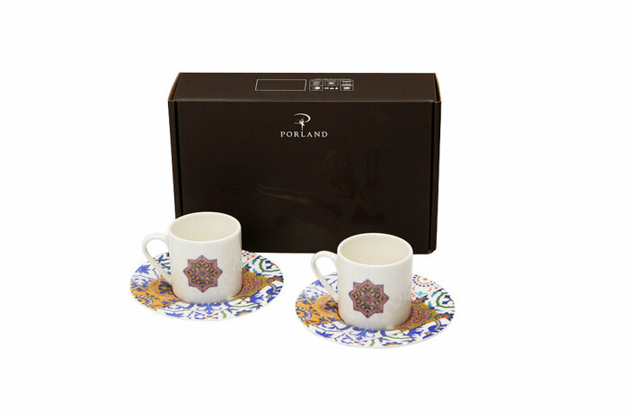 Tiles Desen3 Kahve Takımı 4 Parça