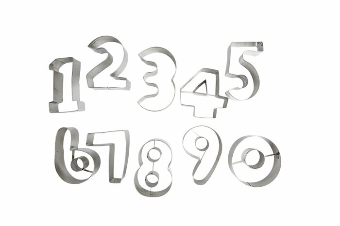 Soft Numbers Kurabiye Kalıbı